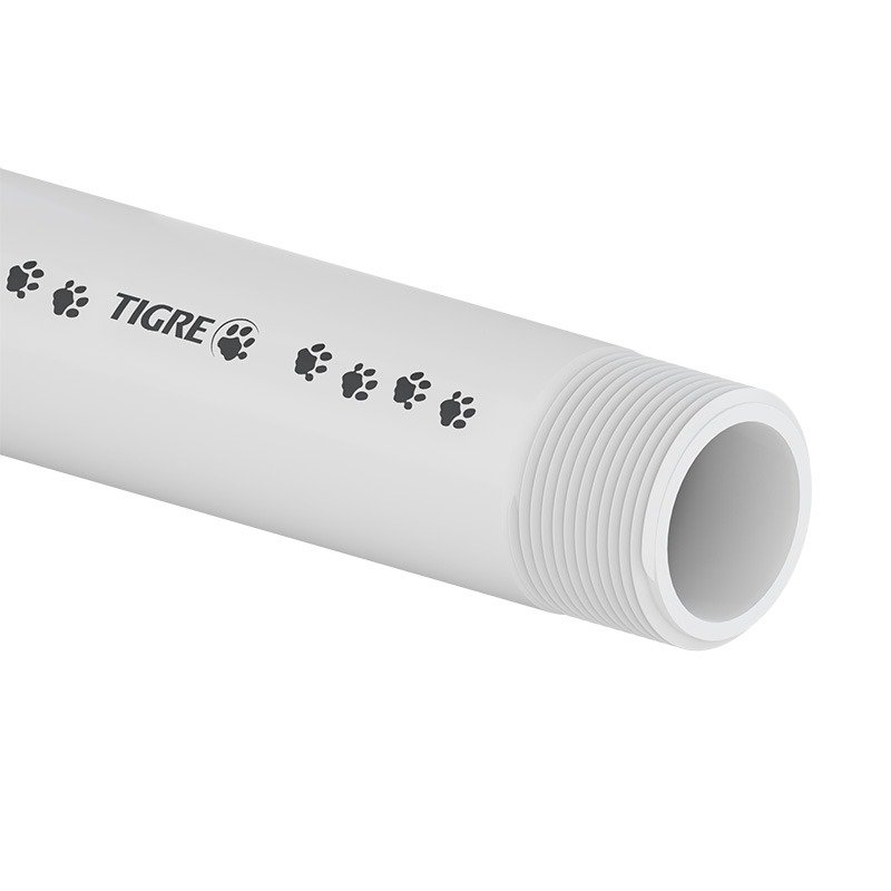 Tubo PVC Roscável Branco
